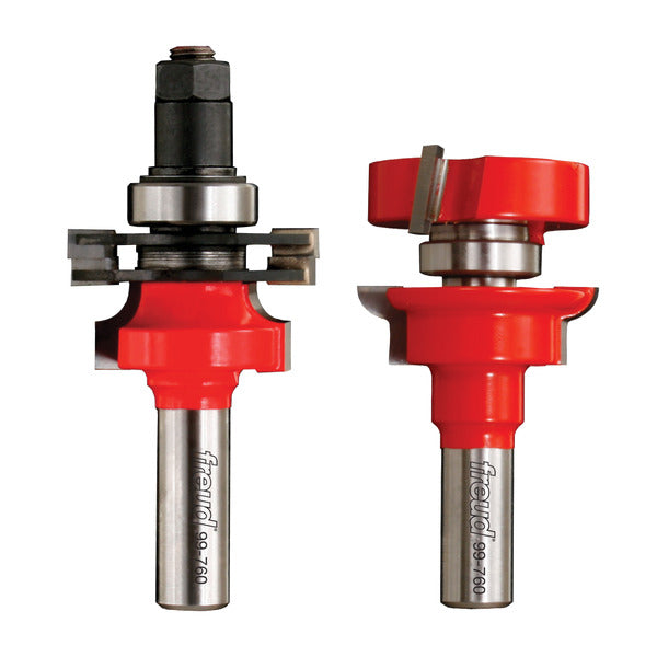 Freud 008925087090 1-11/16" (dia.) Premier Adjustable Rail & Stile Bit with 1/2" shank (round over), 3-3/4" overall length