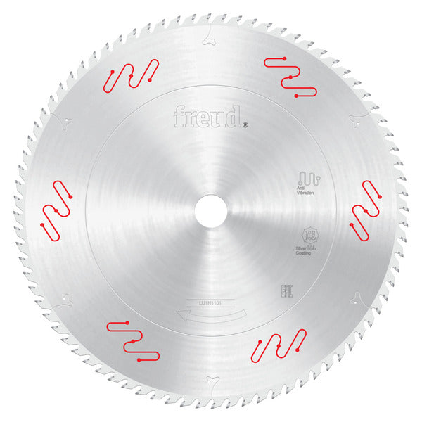 Freud 008925130604 12" x 80T Thin Kerf Carbide Tipped Blade to Cut Solid Wood