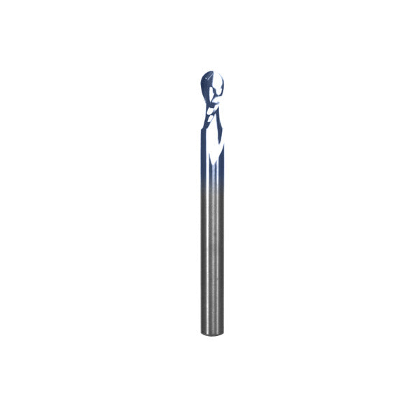 Freud 008925135579 1/4" x 1/2" Up Cut Spiral Ball Nose- Solid Carbide, 1/4" shank, 2-1/2" overall length