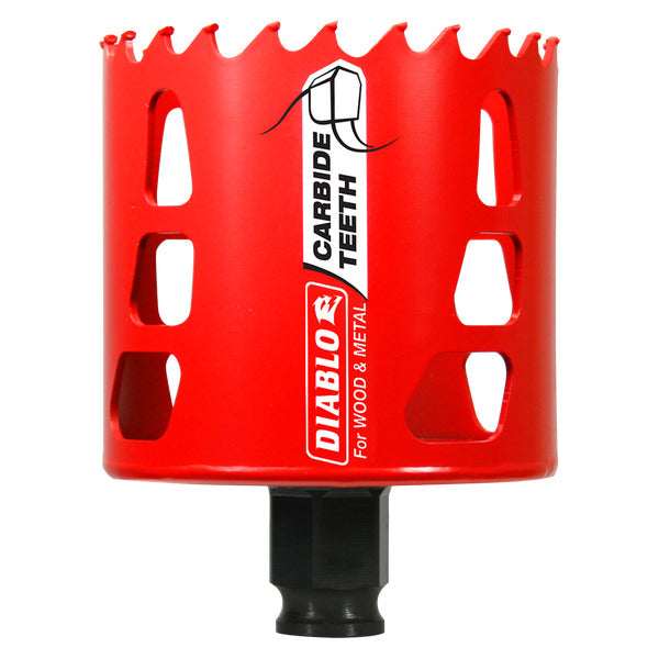Diablo 008925137801 2-3/4" (70mm) Carbide-Tipped Hole Saw with SnapLock Plus Mandrel System