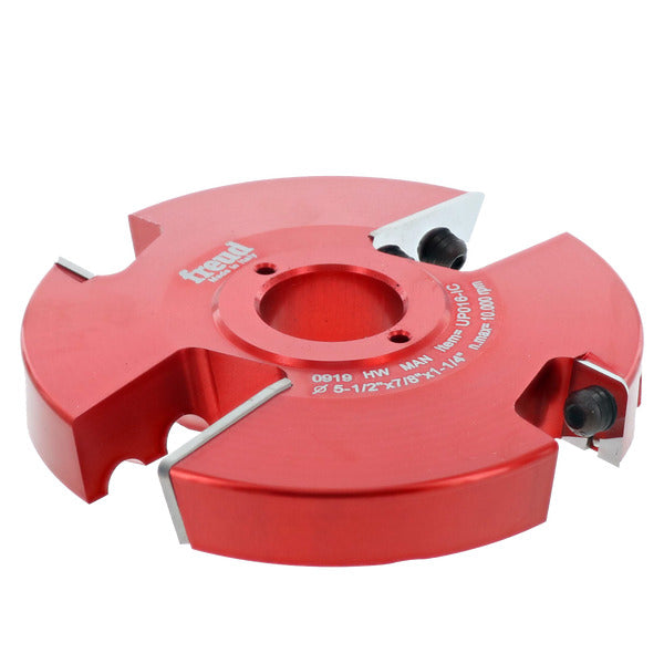 Freud 008925144014 5-1/2" (Dia.) 2+2 Advanced Design Raised Panel Insert Shaper Cutter for 5/8" Stock with 1-1/4" bore