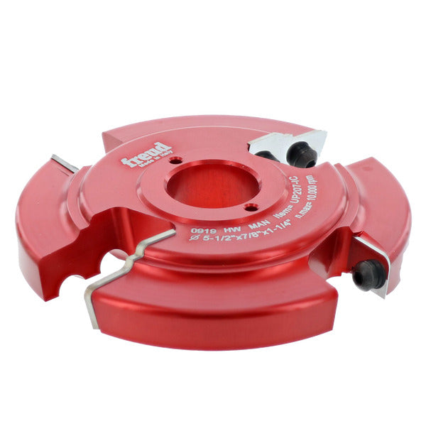 Freud 008925144106 5-1/2" (Dia.) 2+2 Advanced Design Raised Panel Insert Shaper Cutter for 5/8" Stock with 1-1/4" bore