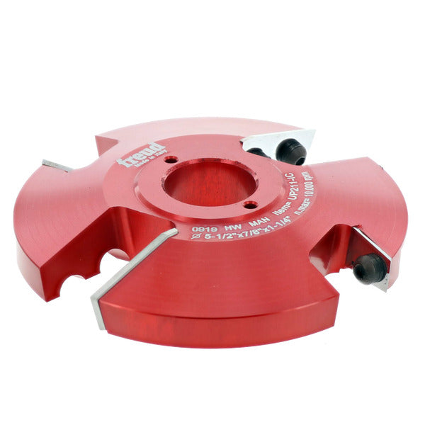 Freud 008925144144 5-1/2" (Dia.) 2+2 Advanced Design Raised Panel Insert Shaper Cutter for 3/4" Stock with 1-1/4" bore