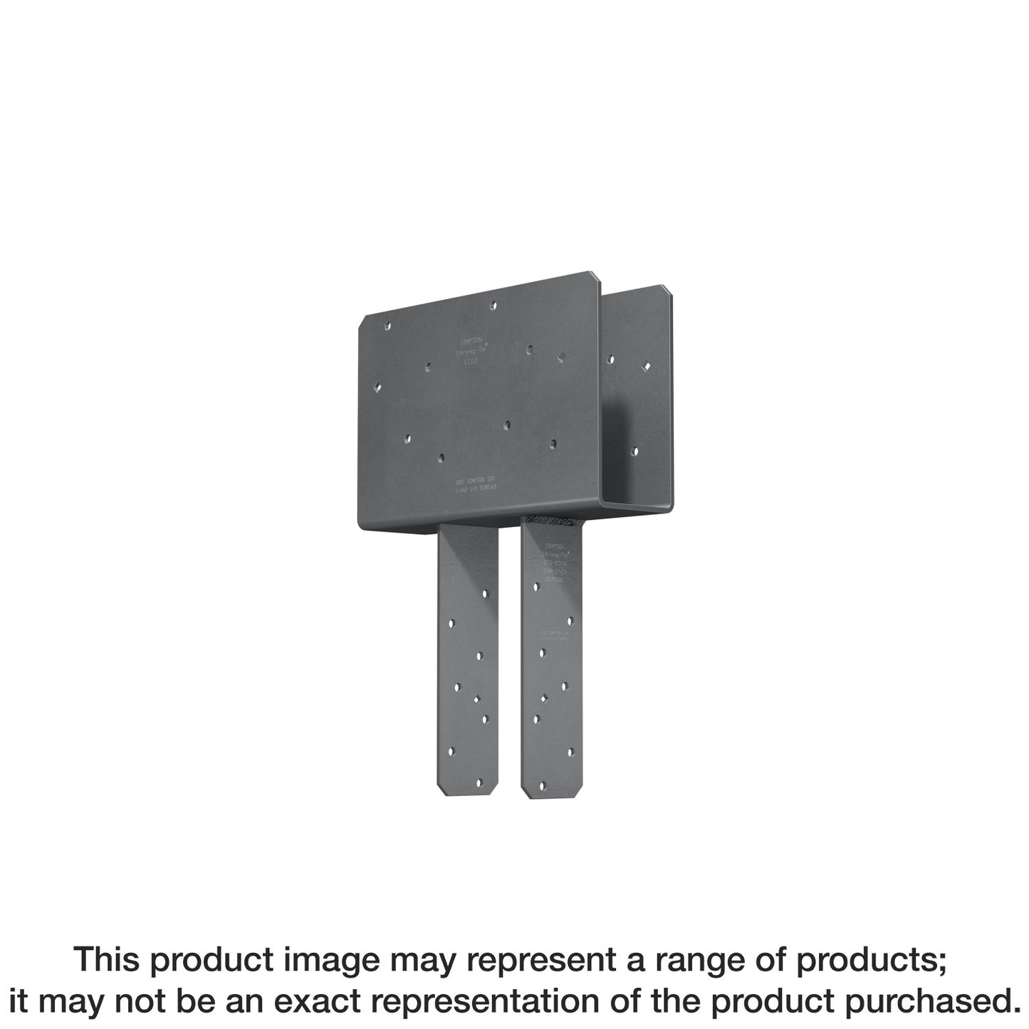 Simpson Strong-Tie CCQ66SDS2.5ROT CCQ™ Rotated-Strap Column Cap for 6x Beam, 6x Post with Strong-Drive® SDS Screws