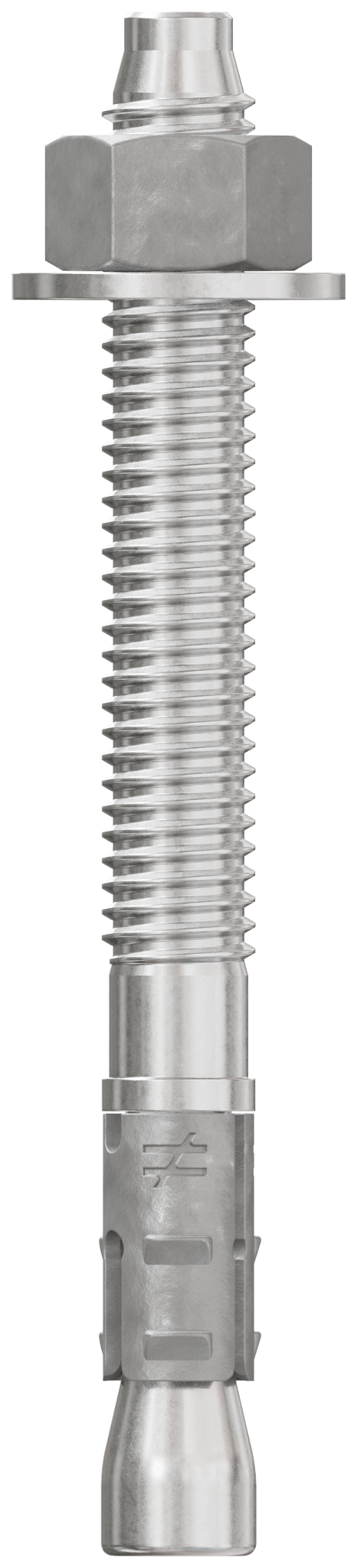 Simpson Strong-Tie STB2-37334S6F50 Strong-Bolt® 2 — 3/8 in. x 3-3/4 in. Type 316 Stainless-Steel Wedge Anchor, Fully Assembled (50-Qty)