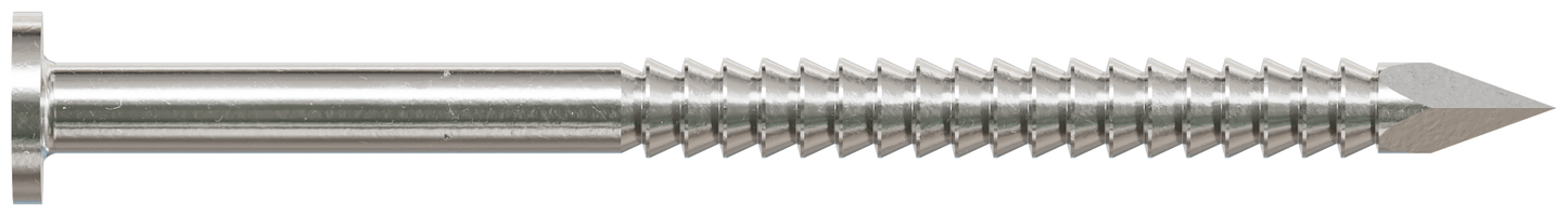 Simpson Strong-Tie S6ACN1 Common Nail, Annular Ring Shank — 2-in. x .120-in. Type 304 Stainless Steel (1 lb.)
