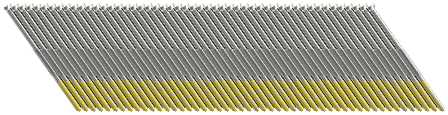 Simpson Strong-Tie T15N150SFB Tape Collation, DA-Style Angle, 15-Gauge Finishing Nail — 1-1/2 in. Type 316 (500-Qty) (Pack of 5)