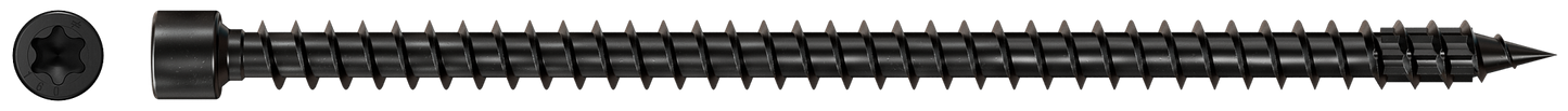 Simpson Strong-Tie SDCFC8X160 Strong-Drive® SDCFC TIMBER-CFC Screw — 0.315 in. x 6-1/4 in. T40, E-Coat® (250-Qty)