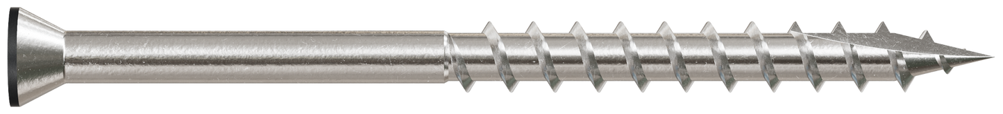 Simpson Strong-Tie T07225FT70BK Trim-Head Screw, 6-Lobe Drive — #7 x 2-1/4 in. T-15 Type 316, Black (70-Qty) (Pack of 600)