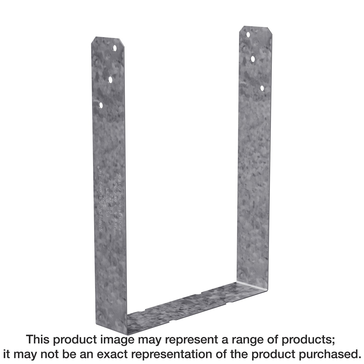 Simpson Strong-Tie SP6 SP 5-9/16 in. x 7-3/4 in. Galvanized Stud Plate Tie (Pack of 100)