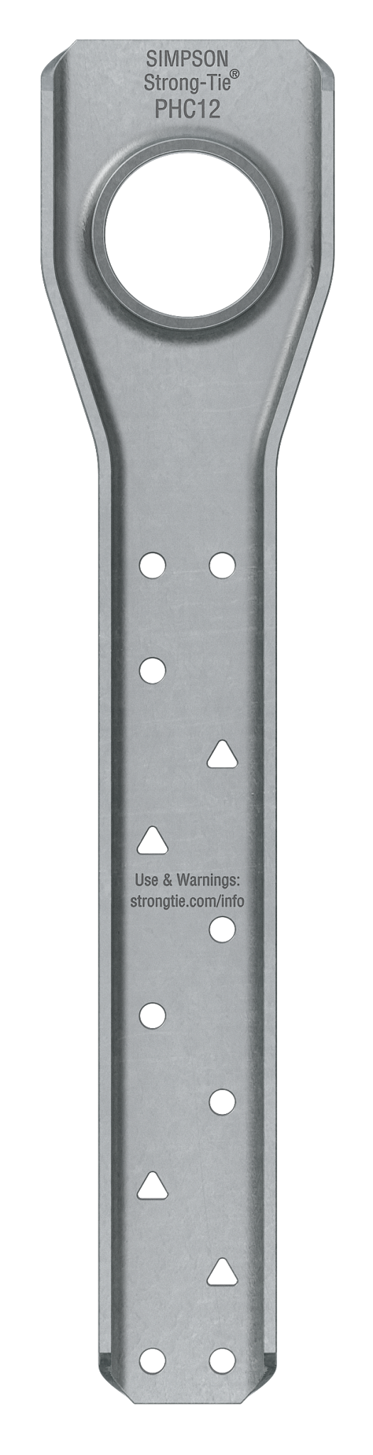 Simpson Strong-Tie PHC12 PHC™ 10-3/8 in. 12-Gauge Panel Hoist Clip (50-Qty)
