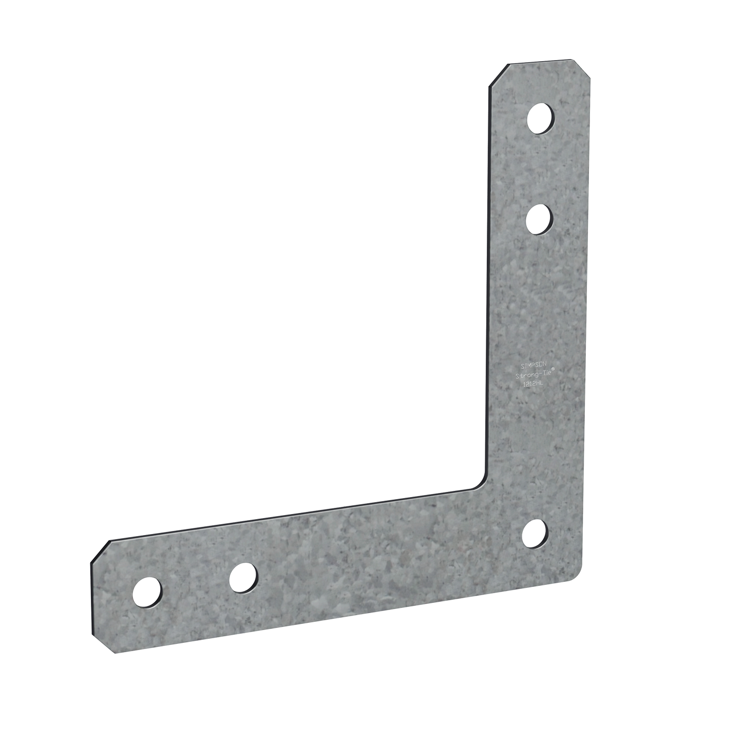 Simpson Strong-Tie 1212HLHDG HL 12 in. x 12 in. 7-Gauge Hot-Dip Galvanized Heavy L Strap