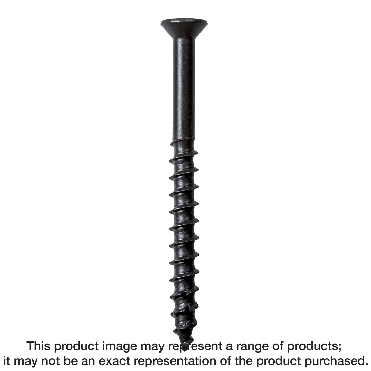 Simpson Strong-Tie TNTB25234TTR Titen Turbo™ — 1/4 in. x 2-3/4 in. 6-Lobe Trim-Head Concrete and Masonry Screw, Bronze (100-Qty) (Pack of 5)