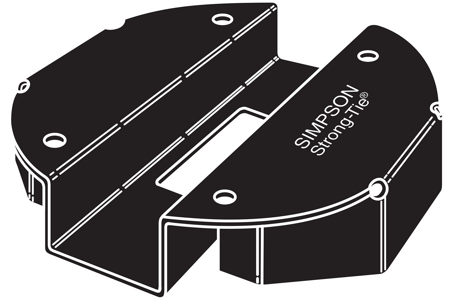 Simpson Strong-Tie PC8Z PCZ® ZMAX® Galvanized Post Cap for 8x (Pack of 10)