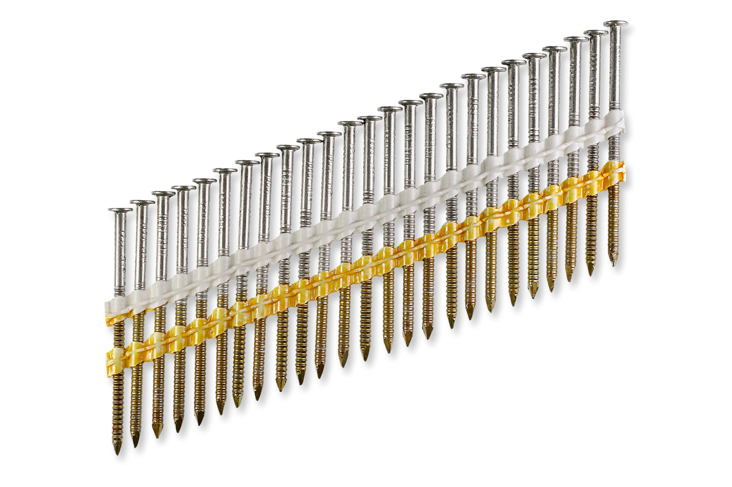 Simpson Strong-Tie S11A250CNJ 20°–22° Plastic Strip, Full Round Head, Ring-Shank Nail — 2-1/2 in. x 0.120 in. Type 304 (1000-Qty) (Pack of 4)