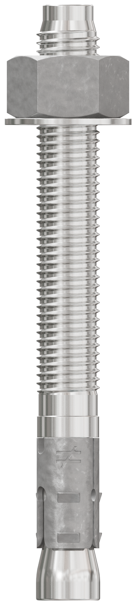 Simpson Strong-Tie STB2-75700S4F10 Strong-Bolt® 2 — 3/4 in. x 7 in. Type 304 Stainless-Steel Wedge Anchor, Fully Assembled (10-Qty)