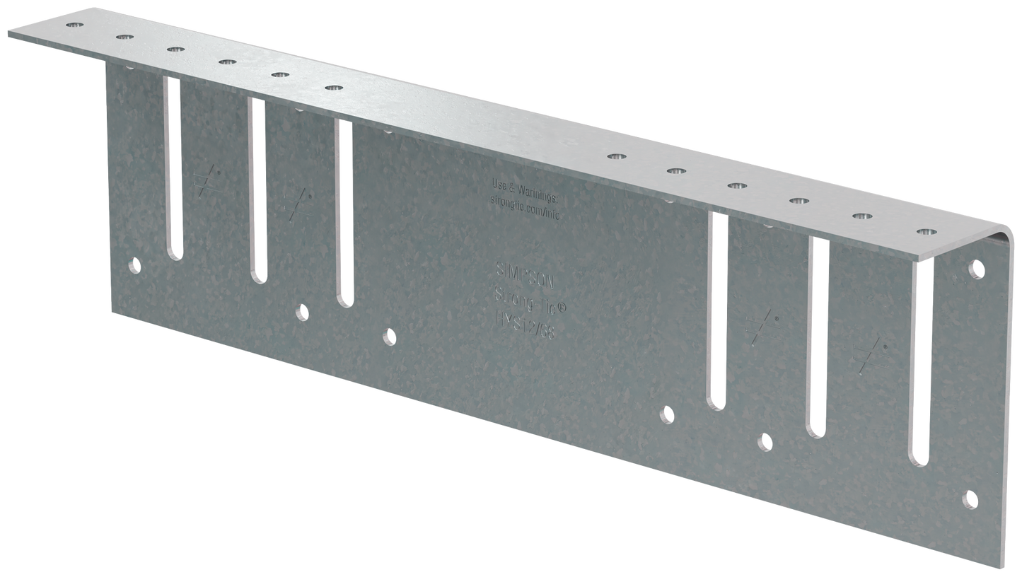 Simpson Strong-Tie HYS12/68-KT25 HYS 12 in. 14-Gauge Bypass Hybrid Strut (25-Qty)