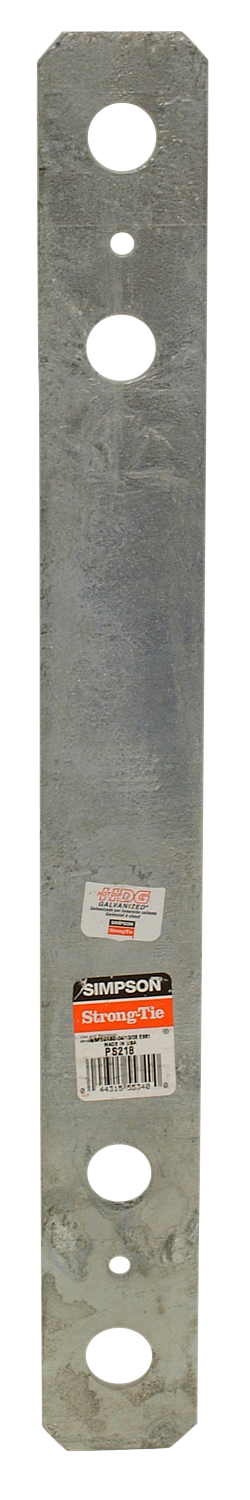 Simpson Strong-Tie PS218 PS 2 in. x 18 in. Hot-Dip Galvanized Piling Strap (Pack of 10)