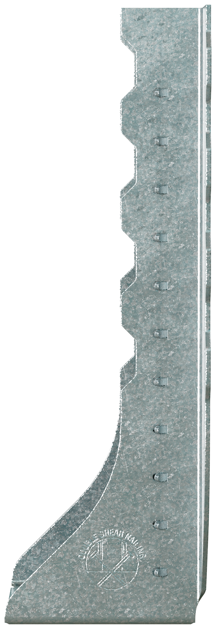 Simpson Strong-Tie HGUS214-3 HGUS® Galvanized Face-Mount Joist Hanger for Triple 2x14