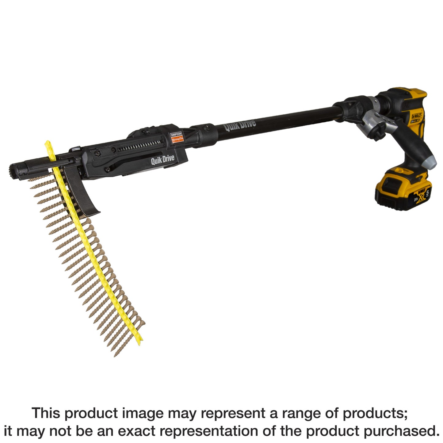 Simpson Strong-Tie PRO300SG2DC2K Quik Drive® Cordless PRO300SG2 Decking System w/ DeWalt® 2000 RPM Screwdriver Motor