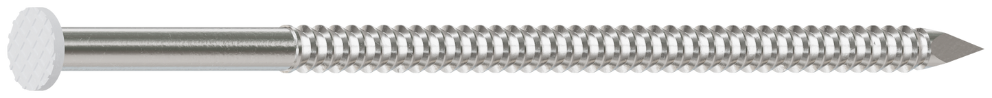 Simpson Strong-Tie S10SNDWB Painted Siding Nail — 3 in. x .113 in. Type 304 Stainless Steel, White (25 lb.)
