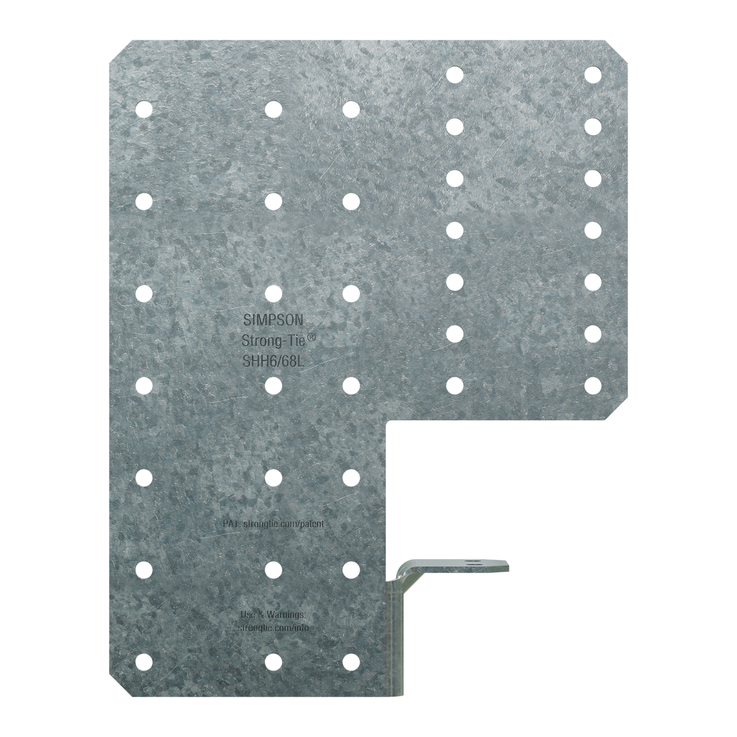 Simpson Strong-Tie SHH6/68-KT24 SHH 7-3/16 in. x 5-5/8 in. 68-mil Galvanized Steel Header Hanger (24-Qty) (Pack of 24)
