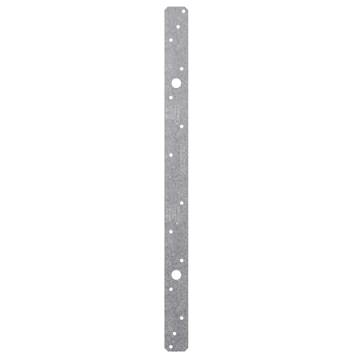 Simpson Strong-Tie MSTA18 MSTA 18-in. 18-Gauge Galvanized Medium Strap Tie