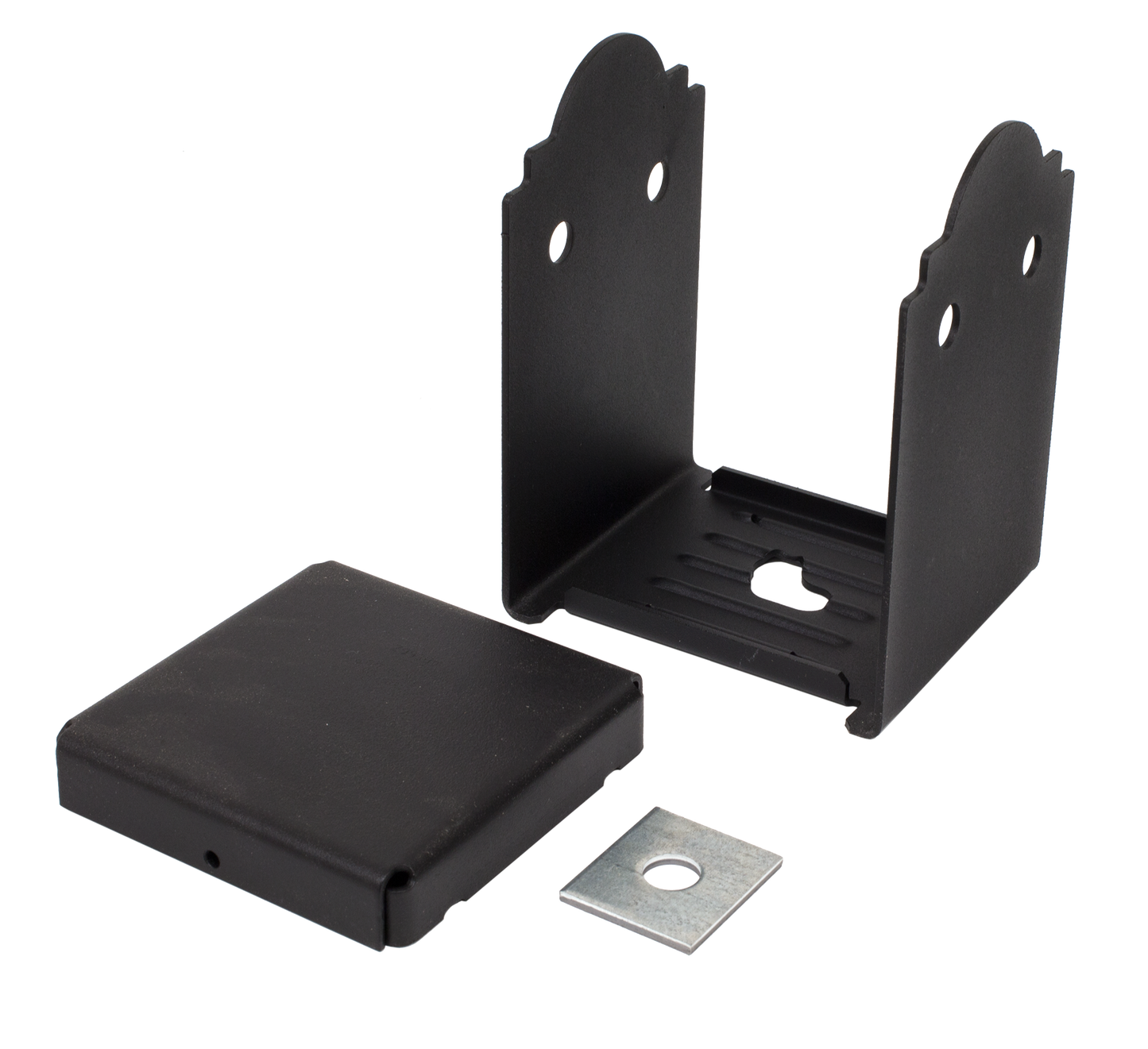 Simpson Strong-Tie APB66 Outdoor Accents® Mission Collection® ZMAX®, Black Powder-Coated Post Base for 6x6 (Pack of 6)