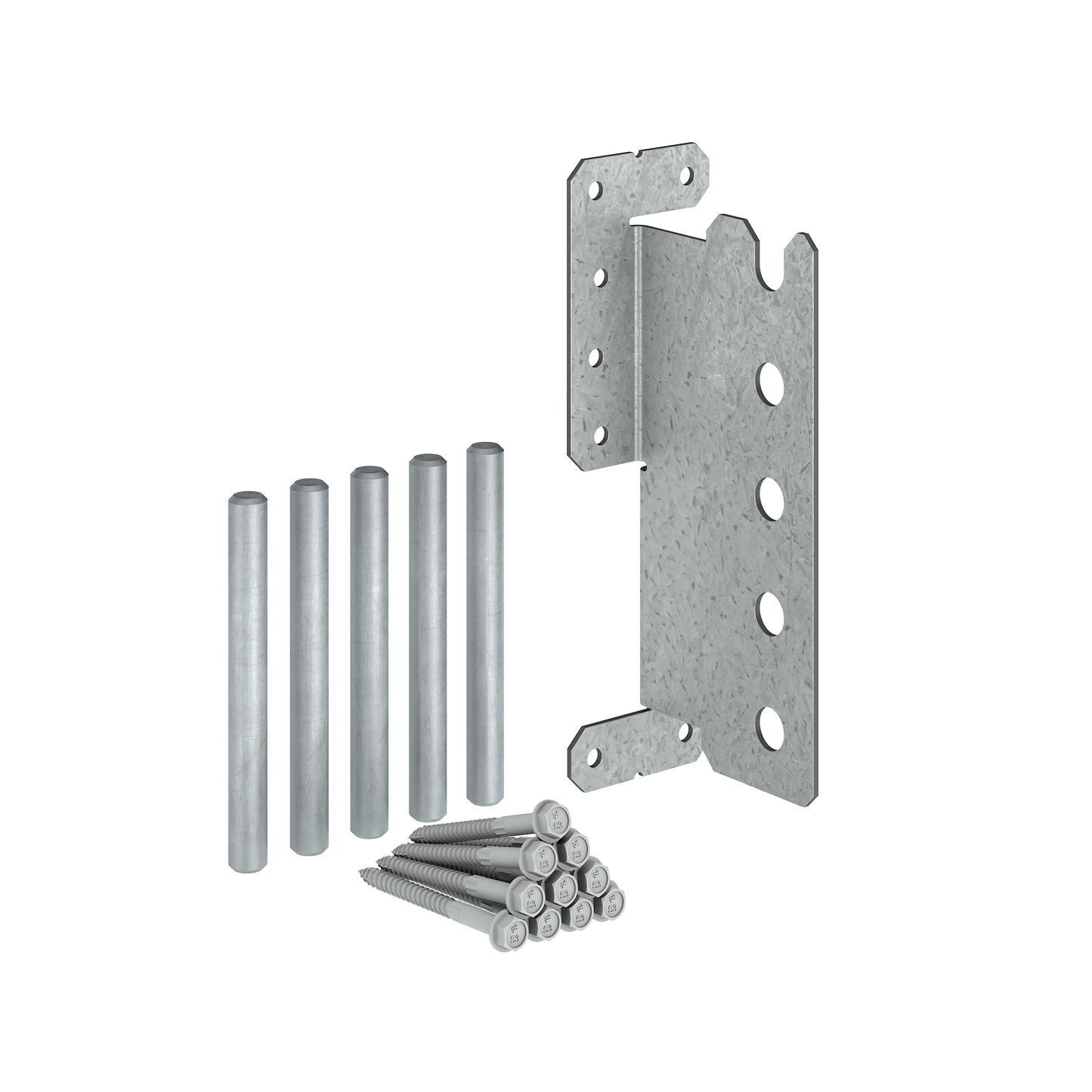 Simpson Strong-Tie CJT5ZL CJTZ® 12-Gauge ZMAX® Galvanized Concealed Joist Tie with (5) Long Pins