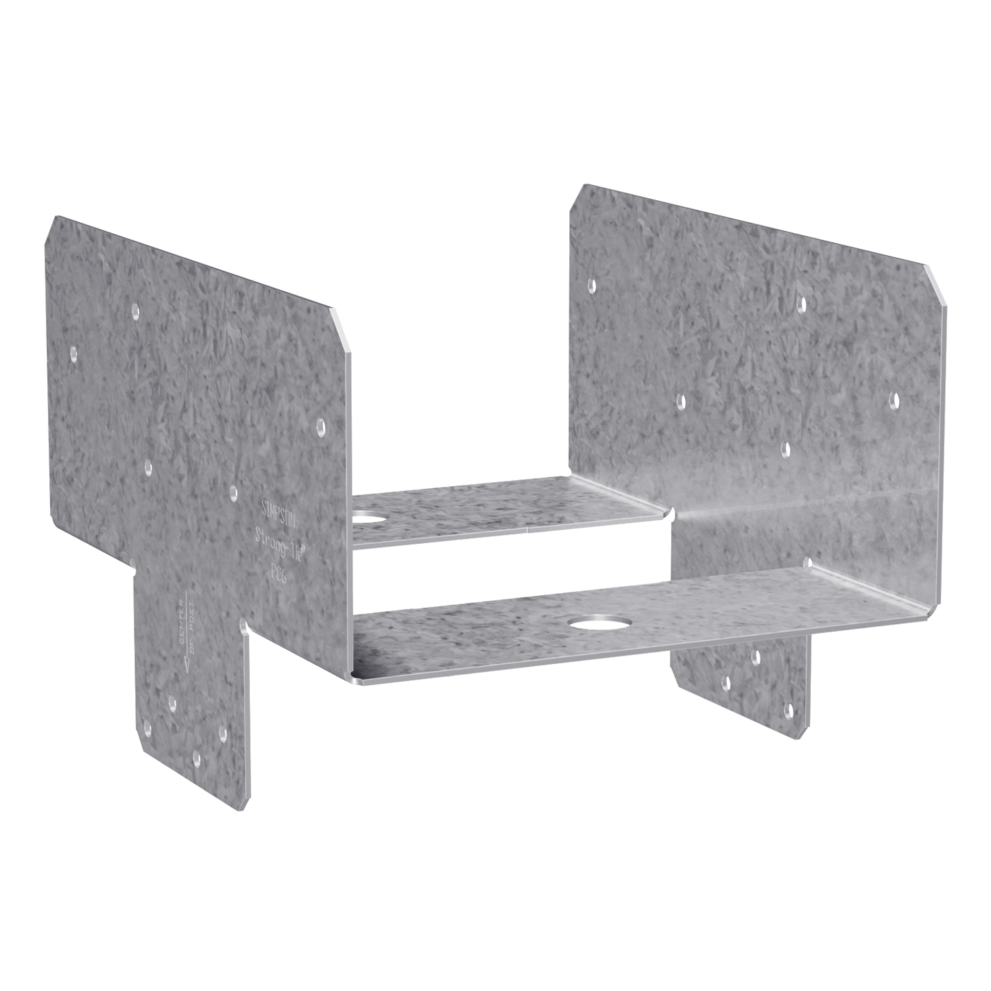 Simpson Strong-Tie PC8RZ PCZ® ZMAX® Galvanized Post Cap for 8x Rough (Pack of 10)