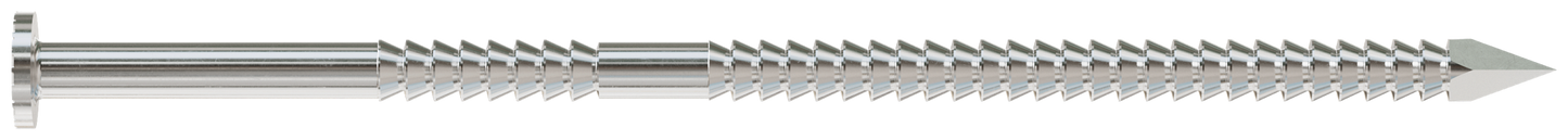 Simpson Strong-Tie T10A350PNJ 15° Wire Coil, Full Round Head, Ring-Shank Decking/Framing Nail — 3-1/2 in. x .131 in. Type 316 (1800-Qty)