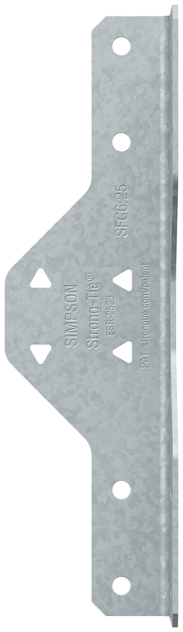 Simpson Strong-Tie SFC6.25-R100 SFC 1-1/2 in. x 1-3/4 in. x 6-1/4 in. Steel Framing Connector (100-Qty)