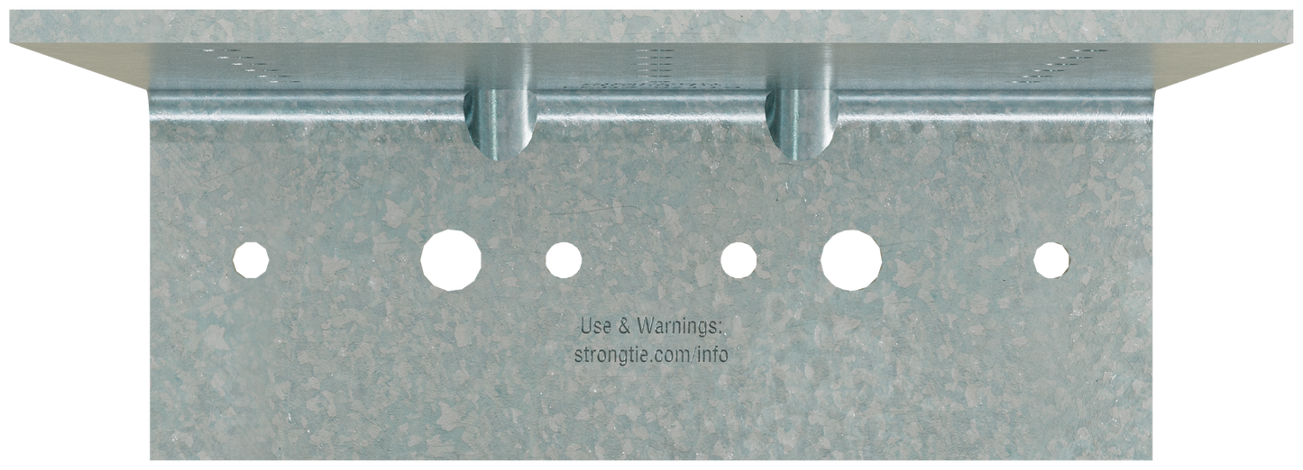Simpson Strong-Tie FC62-5/118-R25 FC 2 in. x 6 in. x 5 in. 10-Gauge Bypass Framing Fixed-Clip Connector (Qty-25)