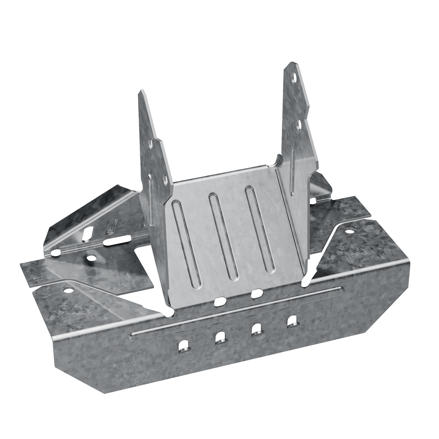 Simpson Strong-Tie VPA2 VPA Galvanized Variable-Pitch Connector for 1-1/2 in. Joist