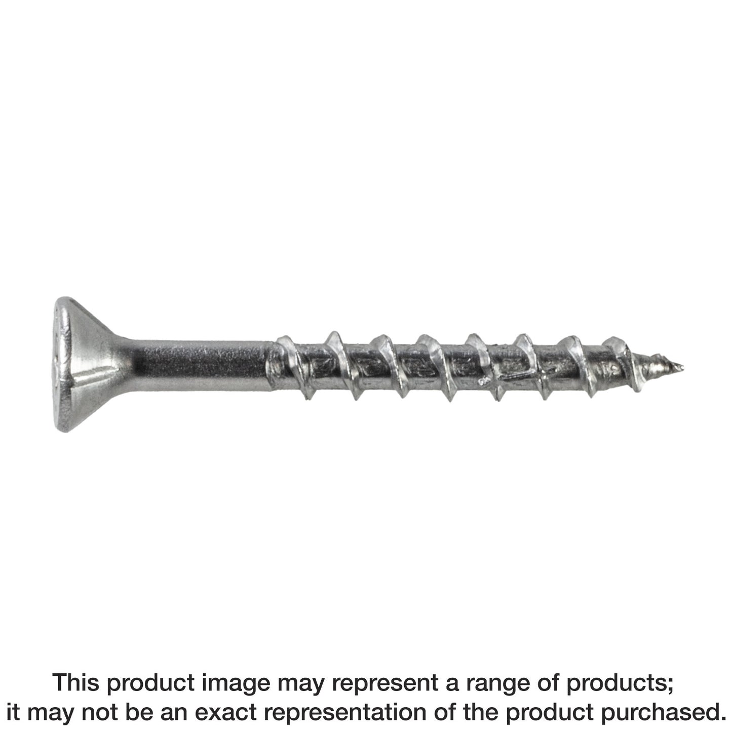 Simpson Strong-Tie S08162WP5 Deck-Drive™ DWP WOOD SS Screw — #8 x 1-5/8 in. T-20, Flat Head, Type 305 (5 lb.)