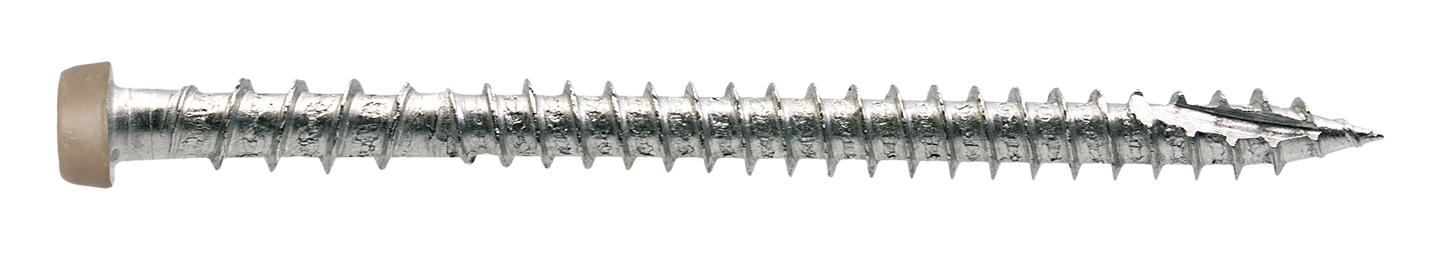 Simpson Strong-Tie DCU234P316TN Deck-Drive™ DCU COMPOSITE Screw — #10 x 2-3/4 in. T20, Type 316, Tan (350-Qty)
