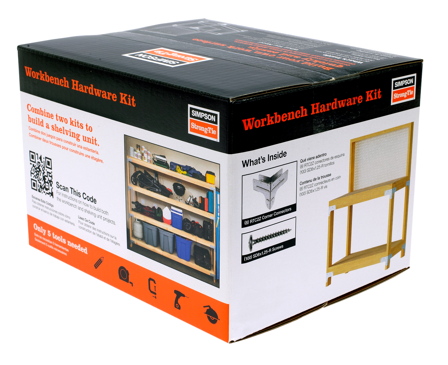 Simpson Strong-Tie WBSK WBSK Workbench and Shelving Hardware Kit