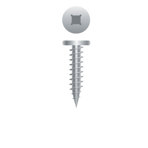108PCSS - Strong-Point 305 Stainless Steel Phillips/Square Drive Pancake Head, Type 'A', 10--12 x 1, Box of 4,000
