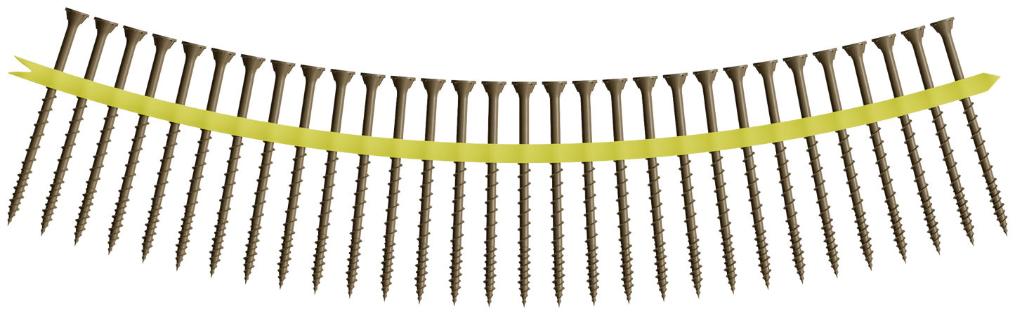 Simpson Strong-Tie WSVF3S Strong-Drive® WSVF SUBFLOOR Screw (Collated) — #9 x 3 in. T25, Gray (1000-Qty)