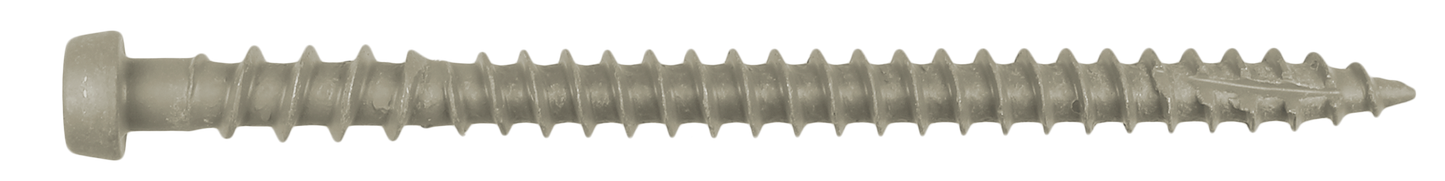 Simpson Strong-Tie DCU234GRR70 Deck-Drive™ DCU COMPOSITE Screw — #10 x 2-3/4 in. T20, Quik Guard®, Gray (70-Qty) (Pack of 5)