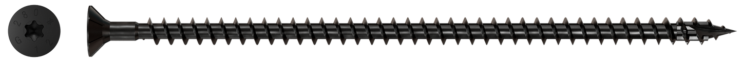 Simpson Strong-Tie SDCF12X280 Strong-Drive® SDCF TIMBER-CF Screw — 0.470 in. x 11 in. T50, E-Coat® (150-Qty) (Pack of 39)