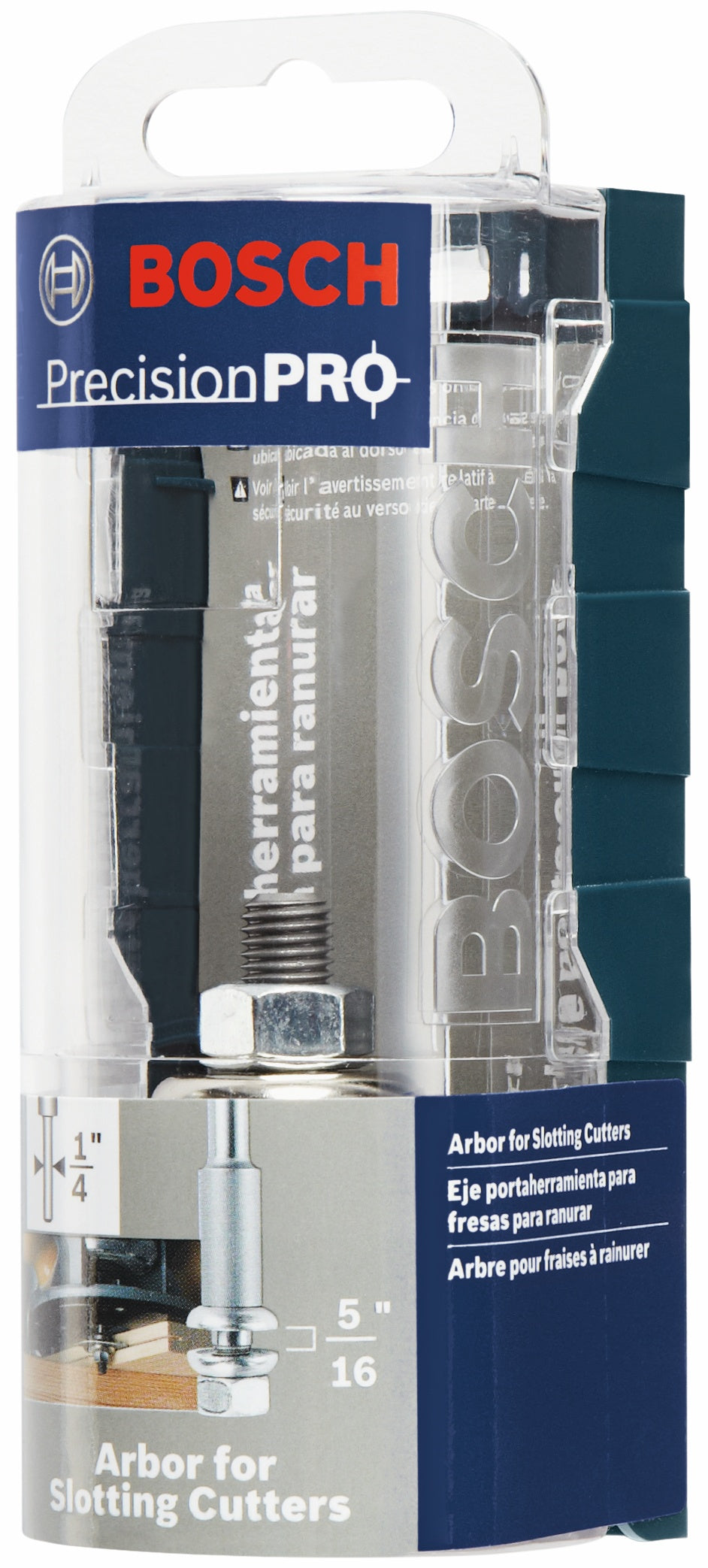 BOSCH 92813C 5/16 In. Arbor for Slotting Cutters