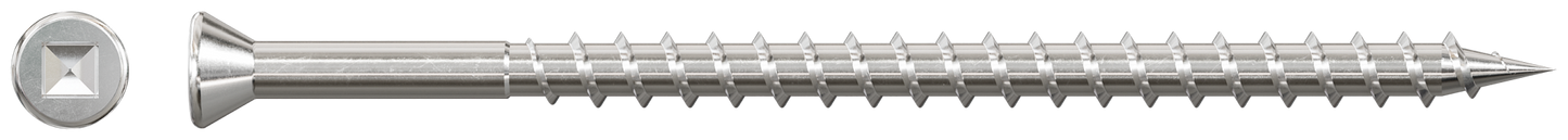 Simpson Strong-Tie SSDTH3S Trim-Head Screw — Sharp Point (Collated) — #7 x 3 in. #2 SQ Type 305 (1000-Qty)