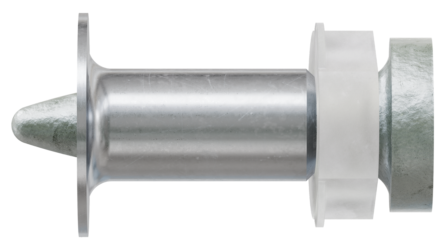Simpson Strong-Tie PDPAT-62KP PDPAT 5/8-in. Knurled-Shank Point Protrusion Powder-Driven Top-Hat Pin (100-Qty)