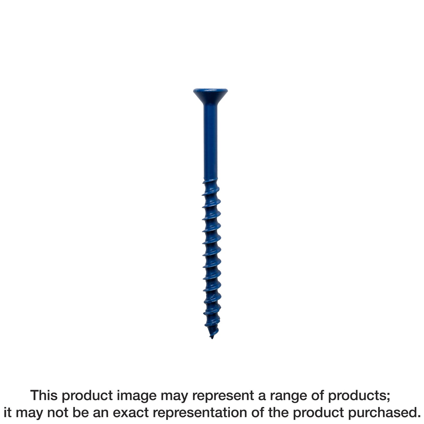 Simpson Strong-Tie TNT18114TFC8 Titen Turbo™ — 3/16 in. x 1-1/4 in. 6-Lobe Flat-Head Concrete and Masonry Screw, Blue (8-Qty) (Pack of 20)