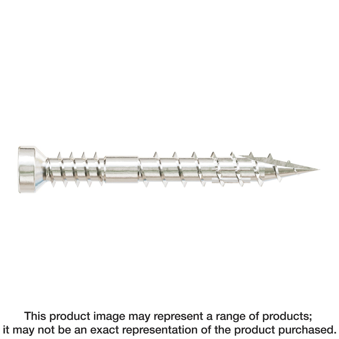 Simpson Strong-Tie FT07114T100 Finish Trim Screw — #7 x 1-1/4 in. T10, Trim-Head, Type 316 (100-Qty)