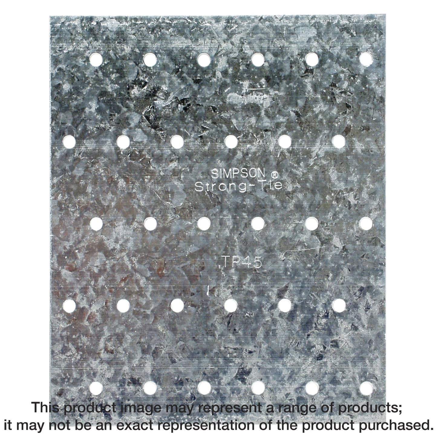 Simpson Strong-Tie TP45 TP 4-1/8 in. x 5 in. 20-Gauge Galvanized Tie Plate (Pack of 12000)