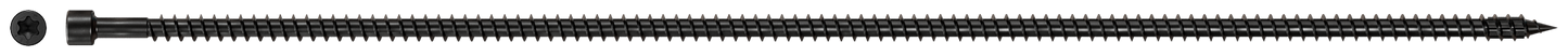 Simpson Strong-Tie SDCFC8X430-R25 Strong-Drive® SDCFC TIMBER-CFC Screw — 0.315 in. x 17 in. T40, E-Coat® (25-Qty)