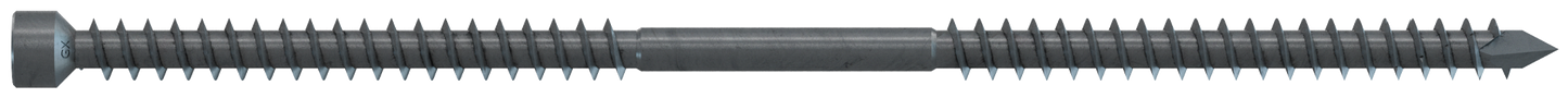 Simpson Strong-Tie SWD18614DBB-R50 Strong Drive® SWD Double-Threaded™ Screw — 0.180-in. x 6-1/4-in. T30, Black (50-Qty) (Pack of 6)