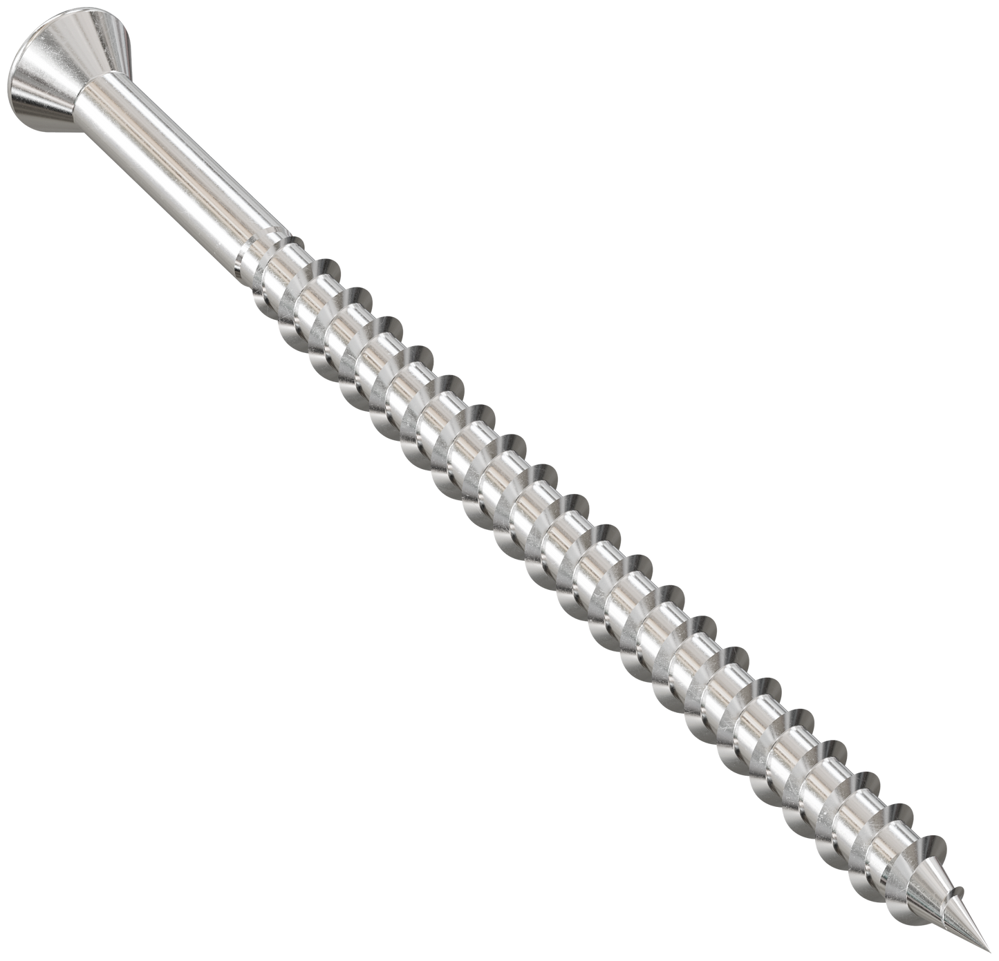 Simpson Strong-Tie SSDTH3S Trim-Head Screw — Sharp Point (Collated) — #7 x 3 in. #2 SQ Type 305 (1000-Qty)